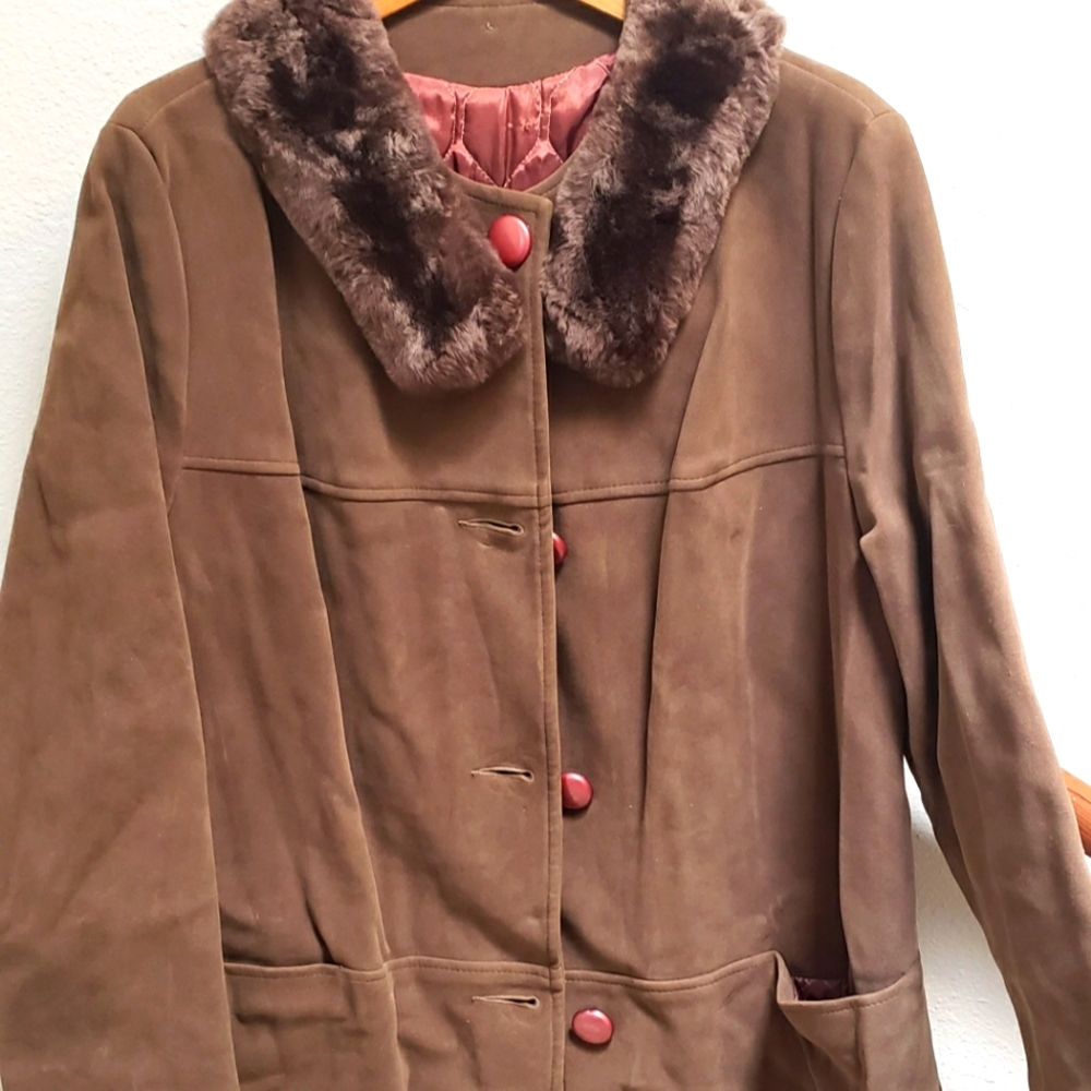 Vintage 1950-1960 Classic Era Napoli Suede Coat